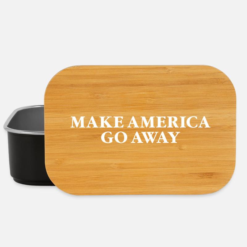 MAKE AMERICA GO AWAY - Lunch Box - black