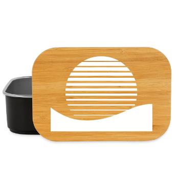 Sunrise sunset - Lunch Box - black - Front