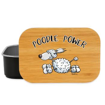 Poodle Power - Lunch Box - Schwarz - Vorne