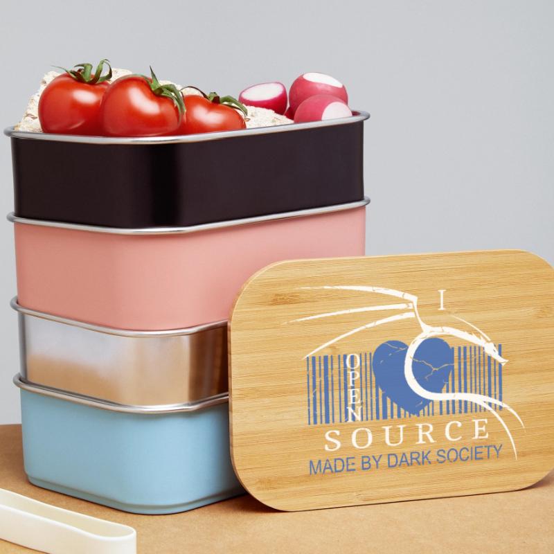 I Love Open Source Software Lunch Box