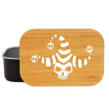 Weißer Koboldschädel - Lunch Box - Schwarz - Vorne