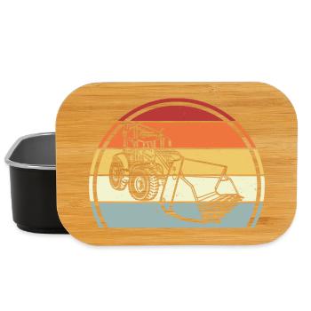Excavator - Lunch Box - black - Front