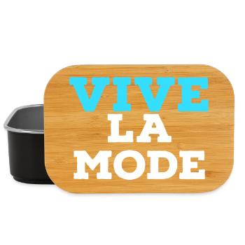 vive la mode - Boîte à goûter - noir - Devant
