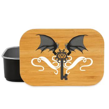 schlüssel, dämonenflügel, goth, Fantasy Outfits - Lunch Box - Schwarz - Vorne