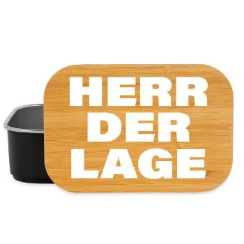 HERR DER LAGE - Lunch Box - Schwarz - Vorne