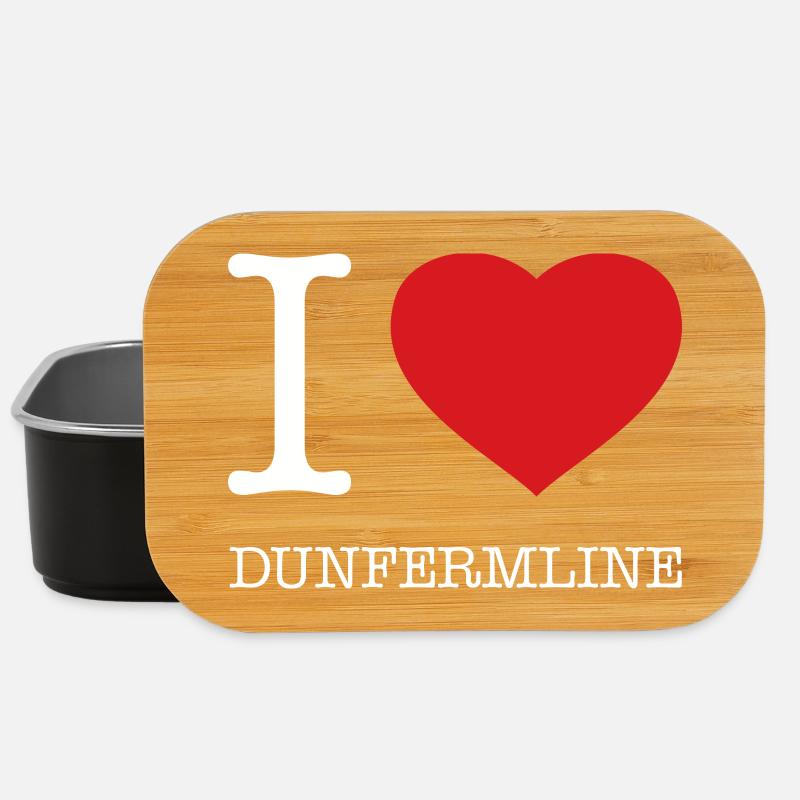 I LOVE DUNFERMLINE - Lunch Box - black