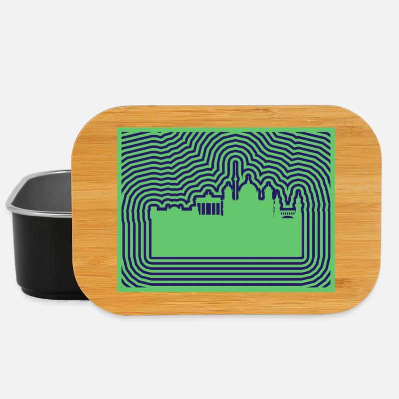Berlin Skyline - Lunch Box - Schwarz