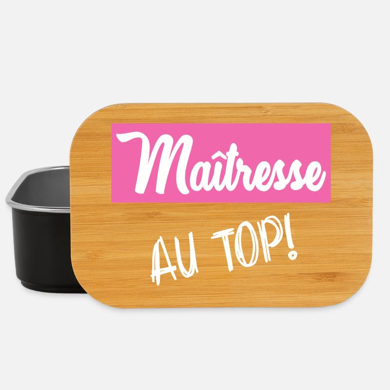 MERCI. MAÎTRESSE. MERCI MAÎTRESSE - Boîte à goûter - noir