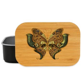 Superbe papillon élégant. - Boîte à goûter - noir - Devant