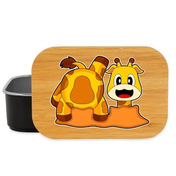 Giraffe Hole - Lunch Box - black - Front