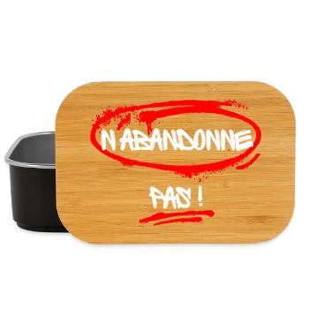 Humorvoller Slogan gegen die Krankheit - Lunch Box - Schwarz - Vorne