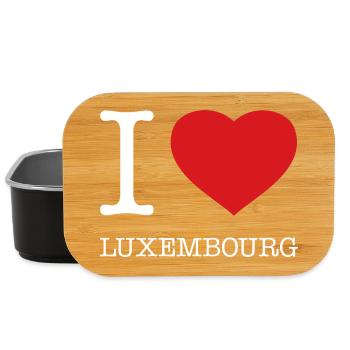 I LOVE LUXEMBOURG Luxemburg - Boîte à goûter - noir - Devant