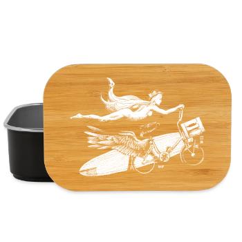Flying Bike - Blanc - Boîte à goûter - noir - Devant