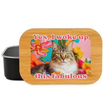 Fabulous Cat - Lunch Box - Schwarz - Vorne
