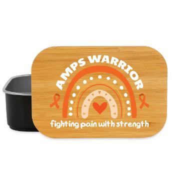 Amps Warrior, Fighting Pain With Strength - Lunch Box - black - Front