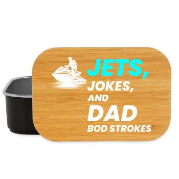 Jets-Witze und Dad Bod Strokes - Lunch Box - Schwarz - Vorne