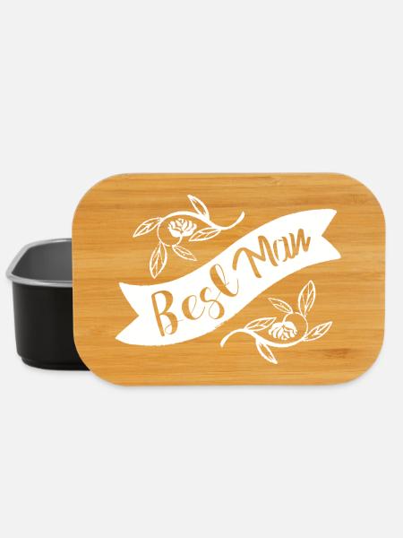 Hochzeit Hochzeitstag Jahrestag Wedding Sprüche - Lunch Box - Schwarz