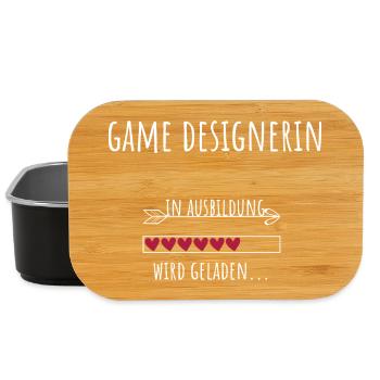 Études de Game Design Profession Game Designer - Boîte à goûter - noir - Devant