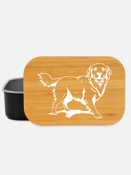 Golden Retriever chien T-shirt Chien Chemise Cadeau - Boîte à goûter - noir