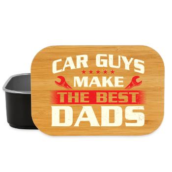Car Guys Make The Best Dads Funny Auto Lover Quote - Lunch Box - black - Front