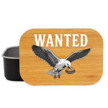 Gesucht Fischbrötchen Möwe - Lunch Box - Schwarz - Vorne