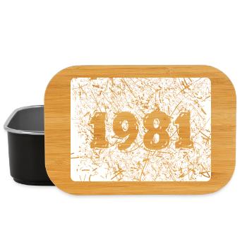 year 1981 - Lunch Box - black - Front