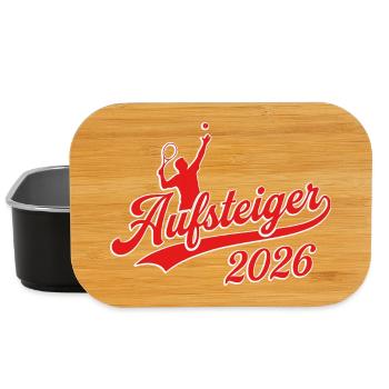 Tennis Promou, équipe Championne de Tennis 2026 - Boîte à goûter - noir - Devant