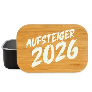 Aufsteiger 2026 Design - Lunch Box - Schwarz - Vorne