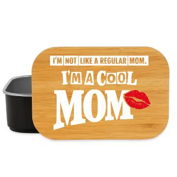 Cooles Mama-Shirt – lustiges Muttertagsgeschenk zum lustigen Kuss - Lunch Box - Schwarz - Vorne