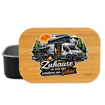 Zuhause: kein Ort, ein Gefühl - Lunch Box - Schwarz - Vorne