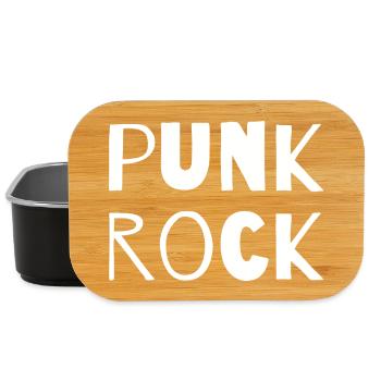 Punkrock Mutige Typografie - Lunch Box - Schwarz - Vorne