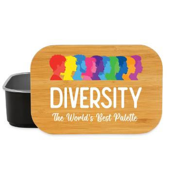 LGBT Pride Month - Diversity. The Best Palette - Lunch Box - black - Front