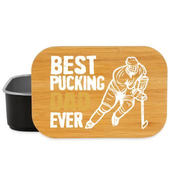 Bold Best Dad Climber Graphic - Lunch Box - black - Front