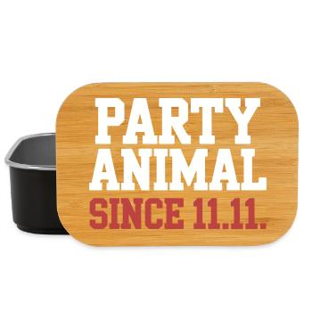 Karneval Party Kölner Animal Since 11.11. Köln - Lunch Box - black - Front