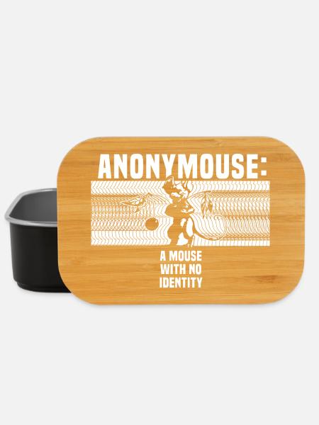 Anonymouse – eine Maus ohne Identität - Lunch Box - Schwarz