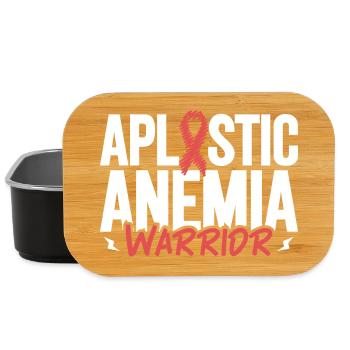 Aplastische Anämie - Tapferer Kämpfer - Lunch Box - Schwarz - Vorne