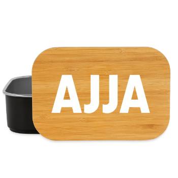 Ajja, Limburg dialect T-shirts - Lunch Box - black - Front