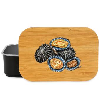 Lapas - sea food - patelle - Lunch Box - black - Front