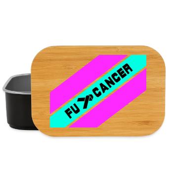 Fu... Cancer / Fight against cancer / Fu.. Cancer - Lunch Box - black - Front