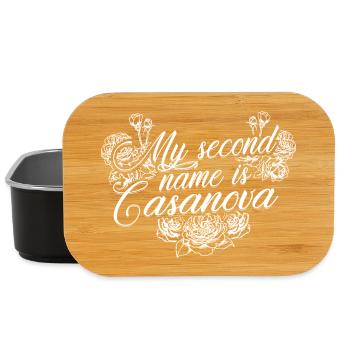 MY Second Name Is Casanova - Lunch Box - Schwarz - Vorne