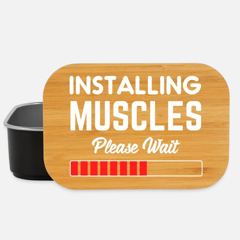 Installing Muscles Please Wait - Boîte à goûter - noir