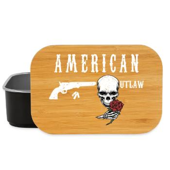 American Outlaw - Lunch Box - black - Front
