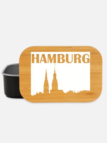 Hamburg - Lunch Box - Schwarz
