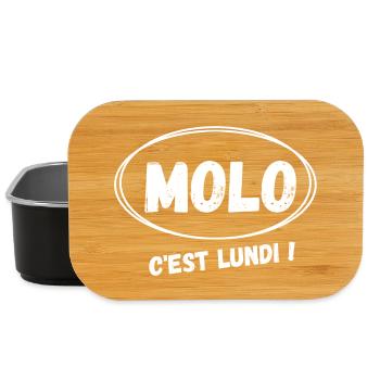 travail, travail humour, pas du matin - Boîte à goûter - noir - Devant