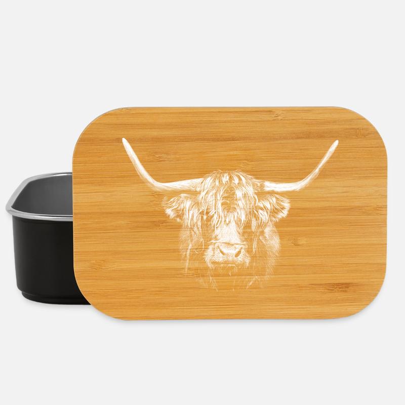 Stier - Lunch Box - Schwarz