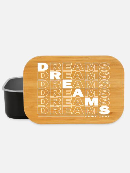 DREAMS - COME TRUE - Lunch Box - Schwarz