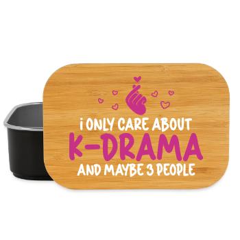 K-Drama Korea K-Pop Serien Design - Lunch Box - Schwarz - Vorne