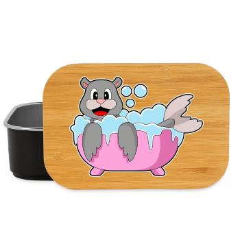 Seal Bathing Bathtub - Lunch Box - black - Front
