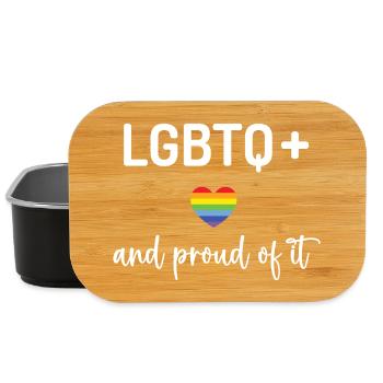 Pride Month - LGBTQ+ und stolz darauf - Lunch Box - Schwarz - Vorne