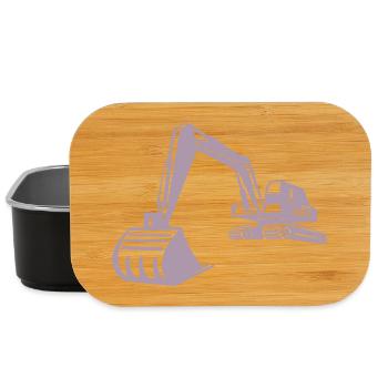 Silhouette de pelle, conception précise pour - Boîte à goûter - noir - Devant